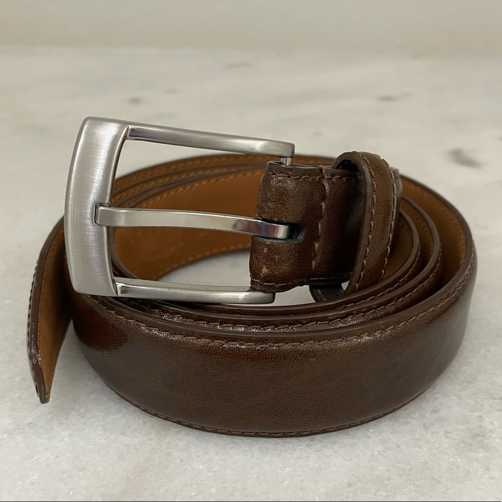Men’s Brown Leather Belt - 40